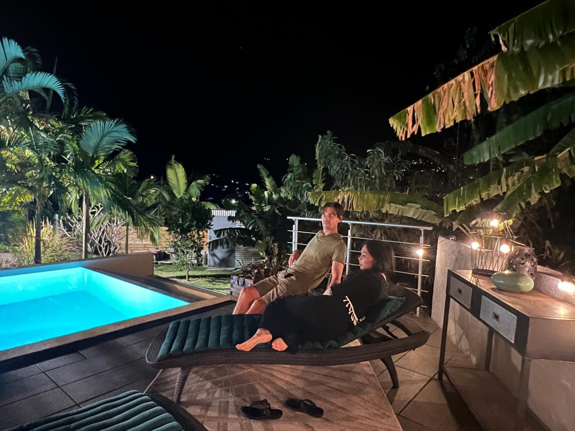 Villa Ti Moon, Entre Deux, Piscine Ngoại thất bức ảnh